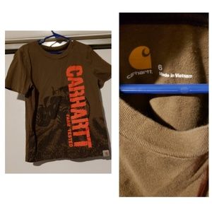 Boy's Carhartt Brand Tee Size 6